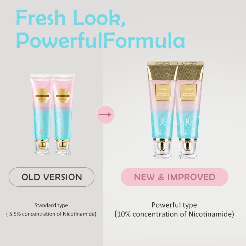 🔥🏆【Max】TLOPA® Nicotinamide Toothpaste【💎New upgrade Powerful type 10% concentration of Nicotinamide】