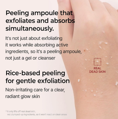 Final 3 Hours: 60% OFF🔥 Gentle Exfoliator Glow Rice Ampoule-Suitable for All Skin Types