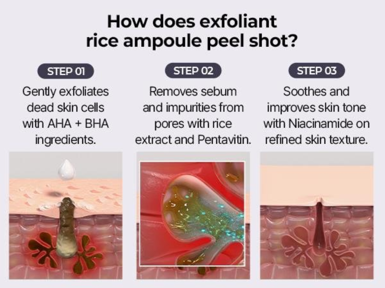 Final 3 Hours: 60% OFF🔥 Gentle Exfoliator Glow Rice Ampoule-Suitable for All Skin Types
