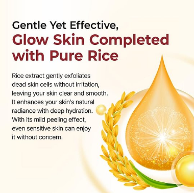 Final 3 Hours: 60% OFF🔥 Gentle Exfoliator Glow Rice Ampoule-Suitable for All Skin Types