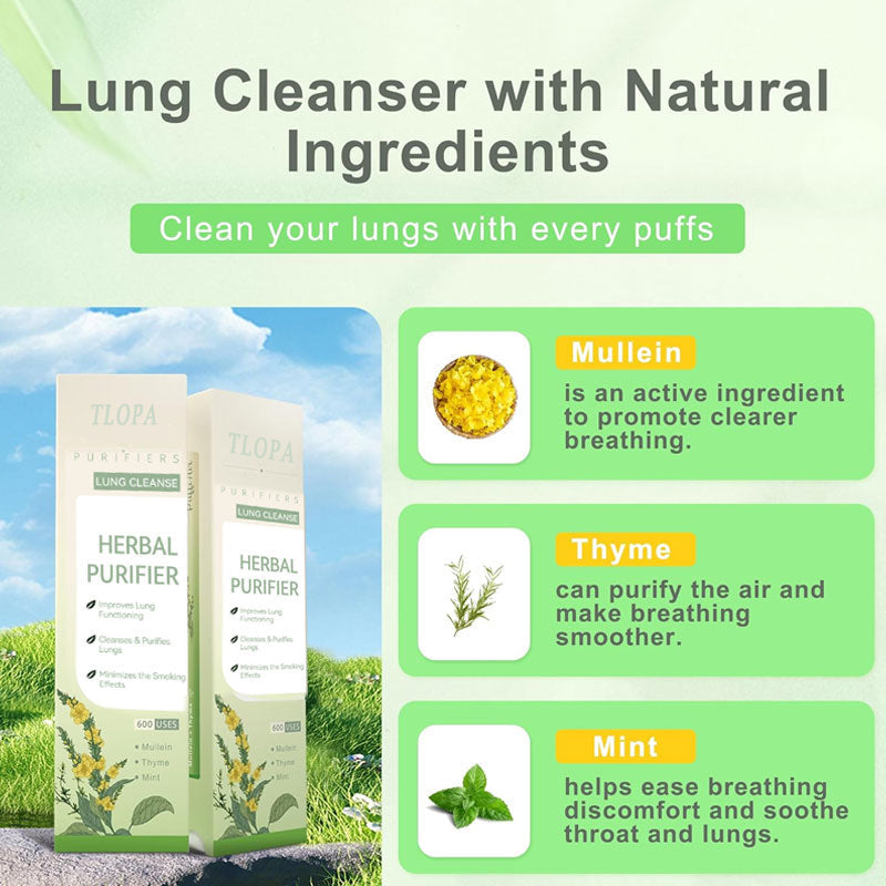 TLOPA® Mullein Relaxation Stick – Soothes Lungs, Detoxifies, Freshens Breath