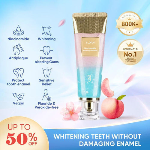 🔥🏆【Max】TLOPA® Nicotinamide Toothpaste【💎New upgrade Powerful type 10% concentration of Nicotinamide】