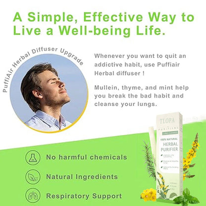 TLOPA® Mullein Relaxation Stick – Soothes Lungs, Detoxifies, Freshens Breath