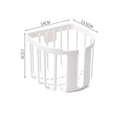 Punch-Free Toilet Paper Shelf Bathroom Kitchen Tissue Box