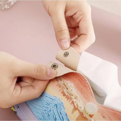 Pink Tissue Case Large Storage Oil Painting Paper Towel Box Creative Durable Napkin